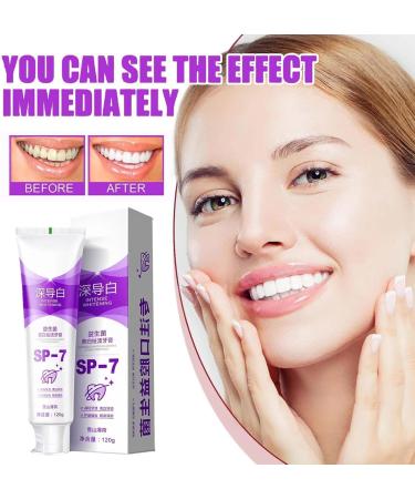 SP-7 Probiotic Whitening Toothpaste - Brightening Formula for Healthy Teeth & Gums | Fresh Breath - 1PC - Buy Online on GoSupps.com