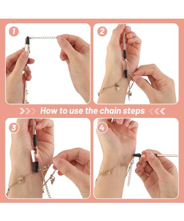 2-Piece Jewelry Bracelet Set for Fastening & Hooking - Ideal for Necklaces Straps & Zip Locks | Secure Closure Tools - Buy Online on GoSupps.com