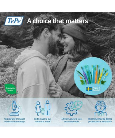 TEPE Interdental Brush Original Blue (ISO Size 3 0.6mm) - 16 Pack for Effective Interdental Cleaning | International Shipping Available - Buy Online on GoSupps.com