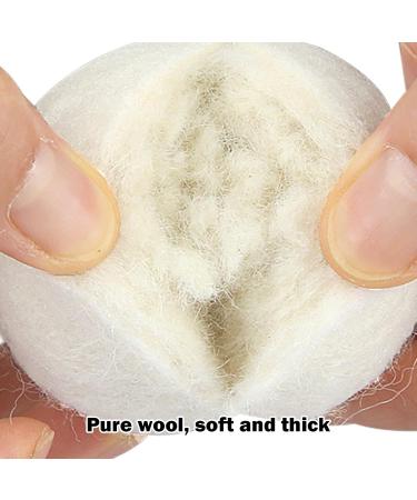 Shakven Laundry Wool Dryer Balls Round Fabric Softener Balls | Laundry Room Supplies Household Gadgets Natural Fabric Softener Balls Dry Cleaning Kit for Dryer - Buy Online on GoSupps.com