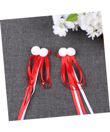 TOYANDONA 2 Pairs Womens Barrettes for Hair Kimono Hair Clip Womens Hair Clips Hanfu Headwear Goody Hair Clips for Women Headwear for Women Blush Decor Tassel Trim Cosplay Girl Tool Red - Buy Online on GoSupps.com