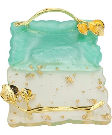  SyangKaitian Nail polish mixing palette - Color mixing tray - Gold rim - Resin nail holder - Resin nail art palette - Makeup tray - Boa - Buy Online on GoSupps.com