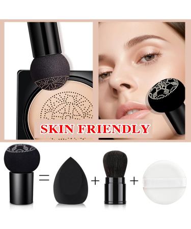Air Cushion CC Cream Mushroom Head Foundation BB Cream Foundation Makeup Moisturizing CC Cream Liquid Foundation Lasting Matte Concealer Foundation Even Skin Tone Suitable for All Skin(Natural) Difu a - Buy Online on GoSupps.com