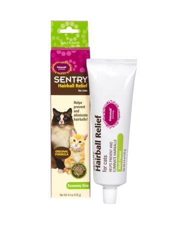 Sentry Hairball Relief for Cats,Malt Flavor,4.4 Ounces