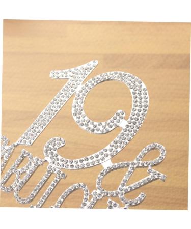 ibasenice 3pcs 19 Crystal Headpiece Pearl Headpiece Crystals Decor Birthday Cake Pick Food Decor Topper Appetizer Picks Rhinestone Cake Picks Food Decoration Supplies Cake Topper Cocktail - Buy Online on GoSupps.com