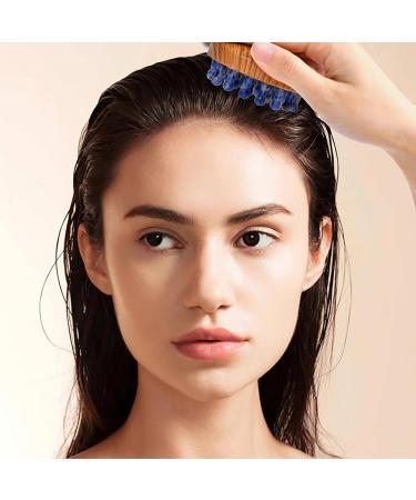 Jade Meridian Comb - Head Therapy & Acupuncture Massage Device for Relaxation | Portable Antistatic Hair Massage Tool - Buy Online on GoSupps.com