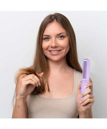 FOMIYES Portable USB Heated Hair Straightener Comb - Cordless Travel Brush for Effortless Styling - Buy Online on GoSupps.com