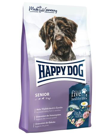 Happy Dog 60766 - Supreme fit & vital Senior - dry dog food for older dogs - 12 kg content Senior 12 kg (1 pack)
