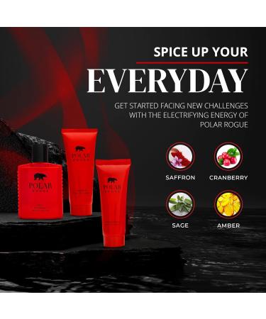 Mens Cologne Gift Set - INSPIRED by PL'S RED Cologne For Men - Ginger Clary Sage Rich Woods - Perfume After Shave Shower Gel - (3.4 fl oz / 100 ml each) - Buy Online on GoSupps.com