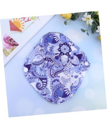 Bamboo Cloth Reusable Menstrual Pads - 4 Pack | Washable & Charcoal-Infused Menstrual Napkins for Women | Assorted Colors - 1 Count - Buy Online on GoSupps.com