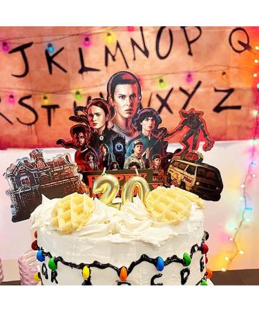 30 Stranger Cake Topper Cupcake Toppers Set Theme Birthday Party Decorations Favors Cake Supplies - Buy Online on GoSupps.com