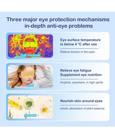 Teenager Cold Compress Eye Masks - 12 Pack for Myopia Hyperopia Amblyopia & Eye Fatigue Relief - Buy Online on GoSupps.com