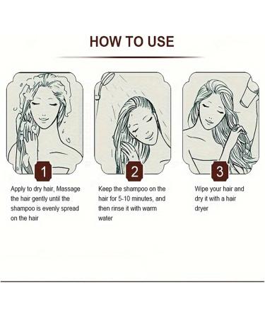 Instant Hair Dye Shampoo Hair Dye Shampoo Hair Color Shampoo Instant Hair Color Shampoo Instant Hair Dye Shampoo (Dark Brown) - Buy Online on GoSupps.com