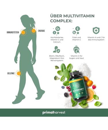 Primal Harvest Multivitamin Tablets - High-Dose Vitamins & Minerals for Optimal Health | 30 Portions - Buy Online on GoSupps.com