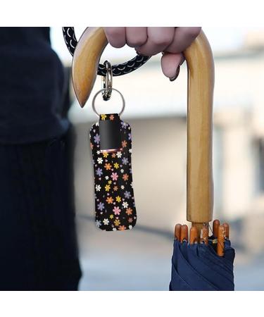 Car Lipstick Keychains - Portable & Lightweight Chapstick Tracker | Cute Daisy Floral Women Travel Accessories - Buy Online on GoSupps.com