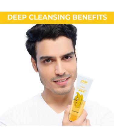 Nykaa Naturals Haldi & Chandan Face Wash - Reduces Scarring Removes Makeup Prevents Breakouts Soothes Sunburn - 3.38 oz International Shipping - Buy Online on GoSupps.com