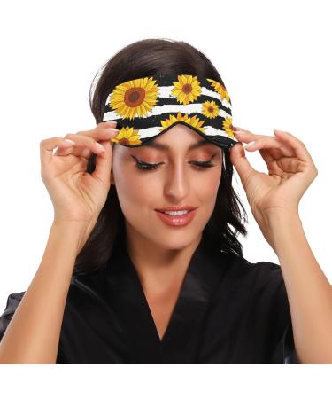 Haskirky Light Blocking Eye Mask for Deep Sleep | Adjustable, Breathable | Men and Women | Perfect for Travel, Yoga, Meditation - Buy Online on GoSupps.com