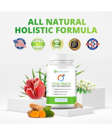 Ben's Total Health Prostate Supplement | Clinical Strength for Men's Prostate Health | Reduce Frequent Urination & Inflammation | Natural Urinary Support | 120 Capsules - Buy Online on GoSupps.com