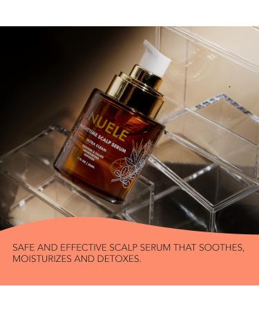 Nuele Nighttime Scalp Serum | Organic Detox for Fuller Healthier Hair | Soothing Treatment - 1 Fl Oz - Buy Online on GoSupps.com