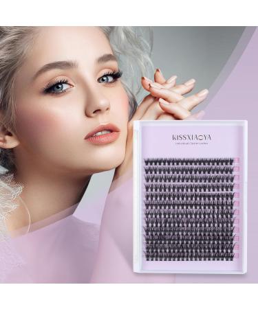 240pcs D Curl 40D 0.07 Cluster Eyelash Extensions | Soft Natural False Lashes DIY At-Home | 9-15mm Mix 40D-D-0.07 - Buy Online on GoSupps.com
