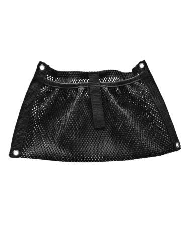 Yundxi Nylon Mesh Storage Bag Gear Accessory Pouch 12" x 7" for Marine Boat Beer Holder Fishing Tackle Milk Crate Organizer