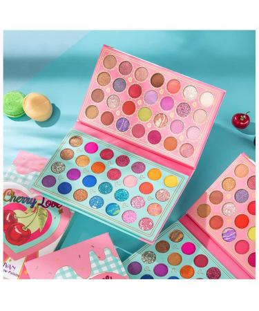 56 Colors Eyeshadow Palette - Professional Bright Glitter Makeup Palette for Long-Lasting Eye Shadow - Highly Pigmented Shimmer Metallic Shades - Colorful Matte Cosmetics Gift - Buy Online on GoSupps.com