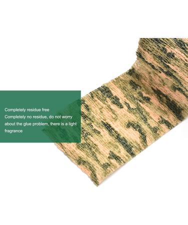 Reusable Camouflage Elastic Bandage - Ankle Knee Finger Arm Support for Outdoor Hunting - Grass Green - Buy Online on GoSupps.com