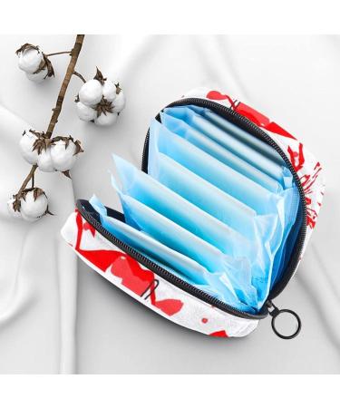 Menstruation Pad Bag with Zipper | Gothic Women's Napkin & Tampon Bag | Stylish Collective Bags for Girls - Buy Online on GoSupps.com