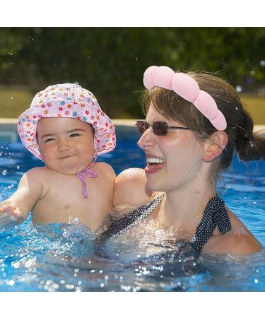 Zkptops Spa Headband for Women - Padded Soft Hairband for Makeup, Skincare & Washing Face - Non Slip Hair Accessory - Pink - Buy Online on GoSupps.com