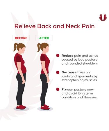 TULPAR Posture Corrector for Women and Men - Adjustable Upper Back Support Brace for Spinal Alignment - Includes Extra Straps and Posture Correction Guide - Buy Online on GoSupps.com