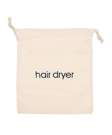 Uonlytech Hair Dryer Storage Bag Hair Dryer Drawstring Bag Portable Hair Dryer Bag Cotton Drawstring Bags Travel Storage Bag Hair Dryer Drawstring Organizer Hairdryer Drawstring Bag Blow Air Beige