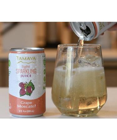 Pamper Your Taste Buds with Tamaya Light Sparkling Grape Juices Mix Discovery Case - 100% Natural NFC Fresh Pressed - No Sugar Added - Pack of 12 Mini Cans (6.75 Fl Oz) - Buy Online on GoSupps.com