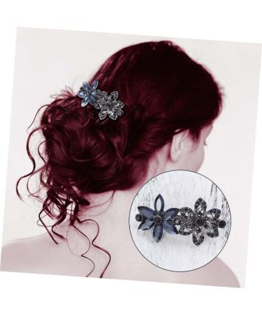 minkissy Rhinestone Headpiece Rhinestone Barrettes Rhinestone Hair Clip Crystal Headpiece Hair Barrette Crystal Hair Clips Elegant Hair Clips Aquamarine Grace - Buy Online on GoSupps.com
