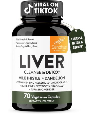 Sandhu's Magnesium Glycinate with Quercetin & Liver Support Capsules | Supports Quality Sleep Relaxation & Liver Health Support - Buy Online on GoSupps.com