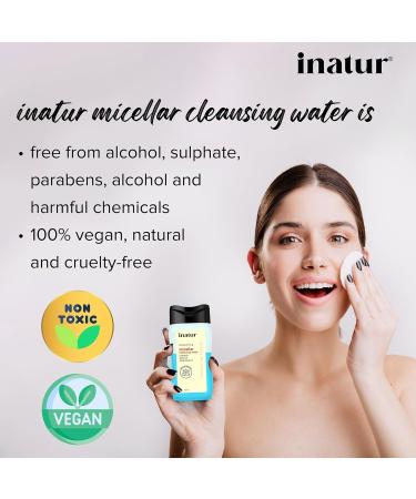 Jojoba Oil Micellar Cleansing Water for Makeup Removal - 100ml | International Shipping Available - Buy Online on GoSupps.com