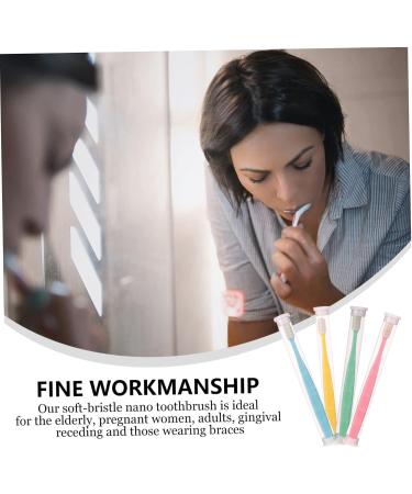 Frcolor 4-Piece Children's Micro Toothbrush Set | Soft Bristle Travel Toothbrushes for Oral Hygiene - Buy Online on GoSupps.com