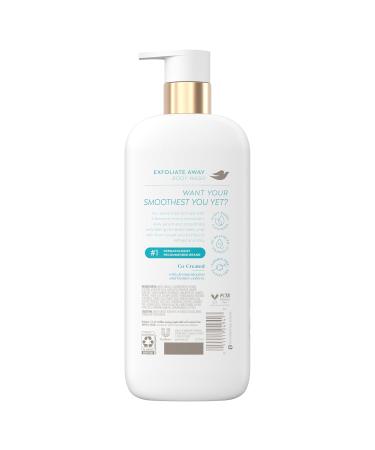 Dove Body Wash Exfoliate Away | AHA 4% Refining Serum for Silkier Skin | 18.5 oz - International Shipping Available - Buy Online on GoSupps.com