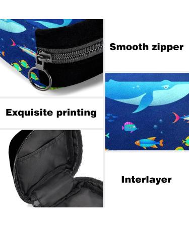 GIAPB Period Bag - Sea Whale Color, Sanitary Napkin Storage & Makeup Pouch - Buy Online on GoSupps.com