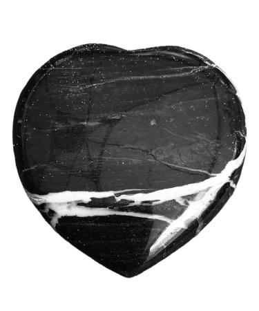 Steinfixx - Large gem Heart I Heilstein I Gl cksstein I Chakra -Stein I Taschenstein |Massage stone |Gift for loved ones (Sardonyx)