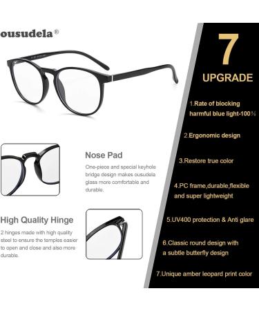 3-Pack Blue Light Blocking Glasses for Women/Men and Teens - Anti Eye Strain Computer Gaming Glasses - Non-Prescription - Buy Online on GoSupps.com