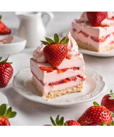 Ready-Made Strawberry Cream Powder | 100g for Cakes Cupcakes & Desserts - Guaranteed Delicious Success - Buy Online on GoSupps.com