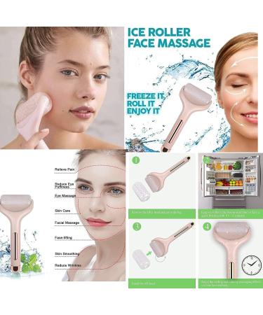 3D Jade Roller & Gua Sha Set - Best Natural Stone Face Massager for Anti-Aging & Soothing Skin - Buy Online on GoSupps.com