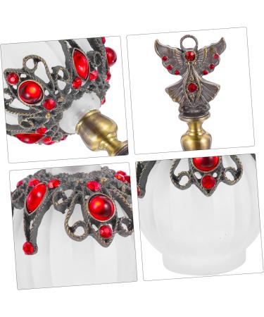 Beatifufu Perfume Bottle Essential Oil Bottle Middle Eastern Fragrance Bottle Decorative Perfume Dispenser Exquisite Bottle Decor Chic Perfume Glass Bottle Retro Perfume Bottle Empty Bottle 30 ml Red - Buy Online on GoSupps.com