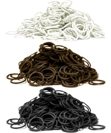 Tigerbox White Horse Pony Show Rubber Plaiting Bands for Braiding Mane and Tails (500 Pack) - Buy Online on GoSupps.com