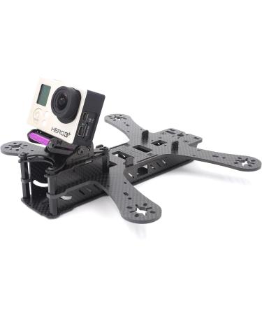 Carbon Fiber Adjustable Camera Mount for Gopro Runcam - Usmile FPV GEP Series Frame Kit - Buy Online on GoSupps.com