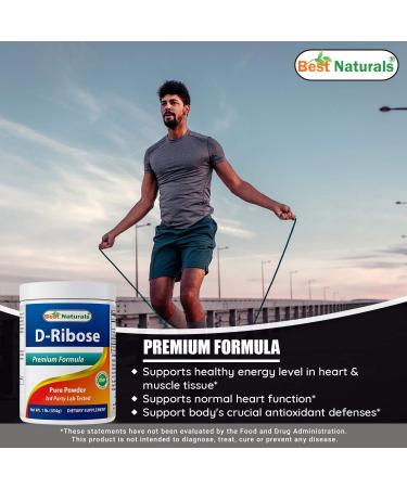 Buy Best Naturals D-Ribose Powder 1 Pound | Premium Energy & Recovery Support | International Shipping Available - Buy Online on GoSupps.com