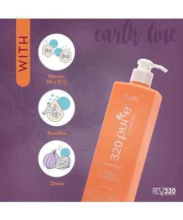 Rev320 PURE SMOOTHIE Leave In Conditioner - 100% Pure Extracts - Frizz Control - 16oz - Buy Online on GoSupps.com