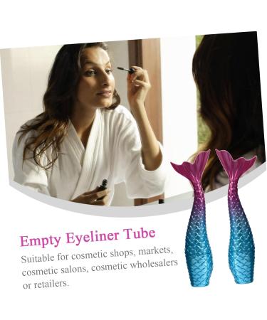 POPETPOP 2pcs Liner Vial Eyelashes Gel Tube Tubes Bottle Glue Adorable Ing Eye Mermaid Liquid Lash Empty As Shown 1 10.5X3.5X2CM - Buy Online on GoSupps.com