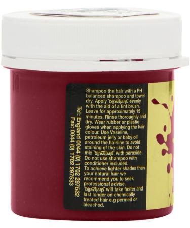 DIRECTIONS Pillarbox Red Semi-Permanent Hair Colour - 88ml Tub - Buy Online on GoSupps.com