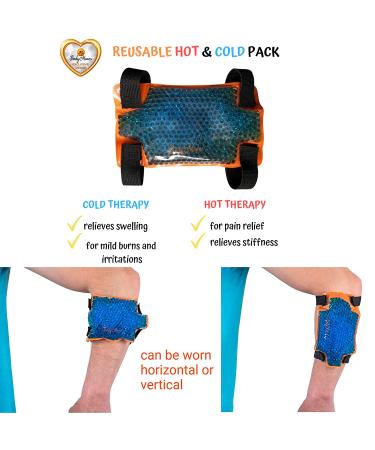 BodyMoves Tennis Elbow Brace (2pcs) with Hot & Cold Ice Pack - Joint Pain Relief for Sports & Daily Use - Treat Tendonitis, Bursitis - Basketball, Golfers Elbow Support - Active Blue - Buy Online on GoSupps.com